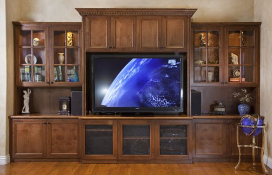 valet wood media center